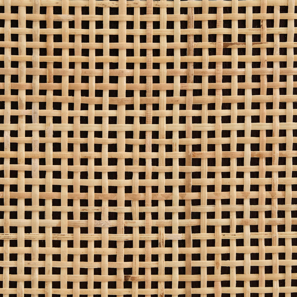 Structure de lit en rotin – Noir
