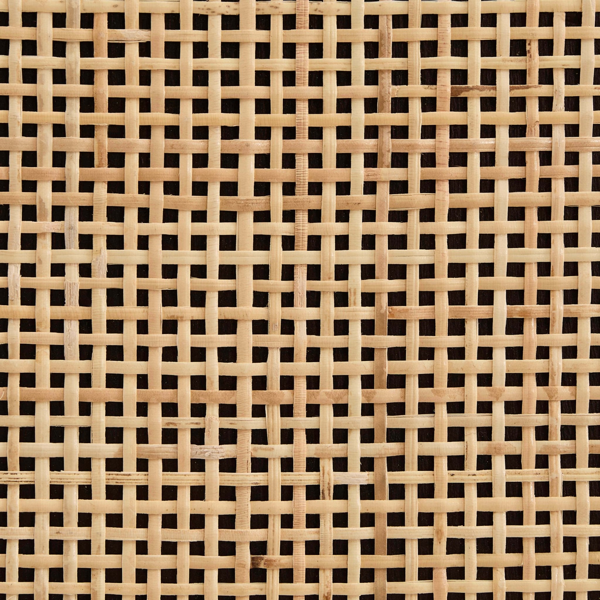 Structure de lit en rotin – Noir