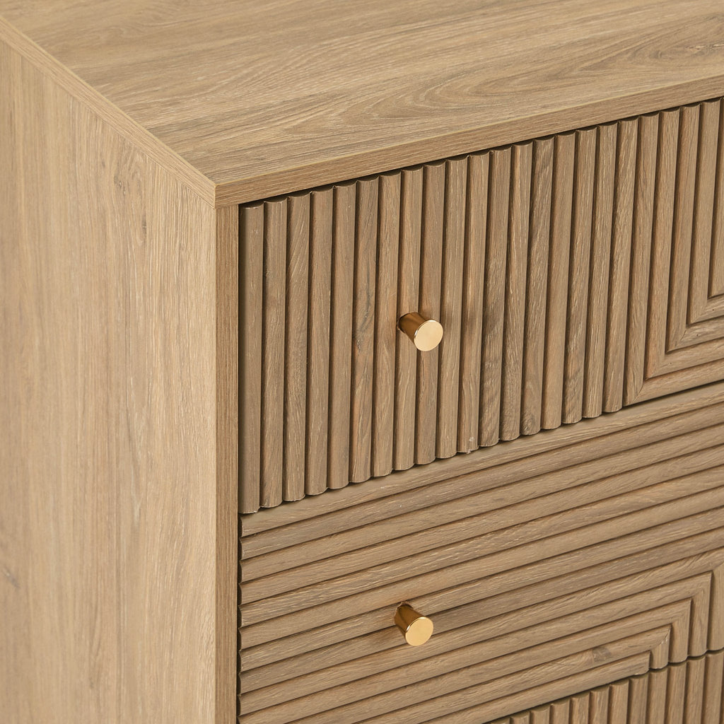Commode 3 tiroirs - Bois clair