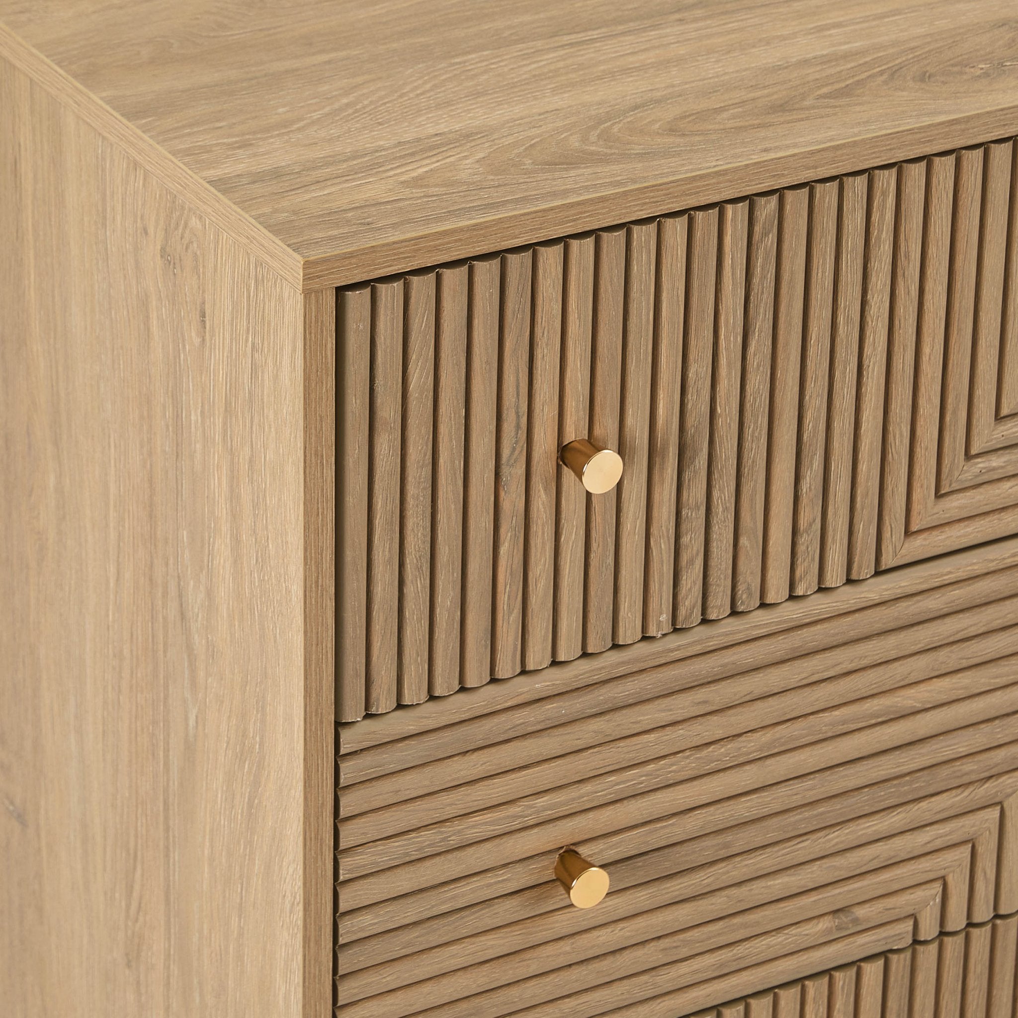Commode 3 tiroirs - Bois clair