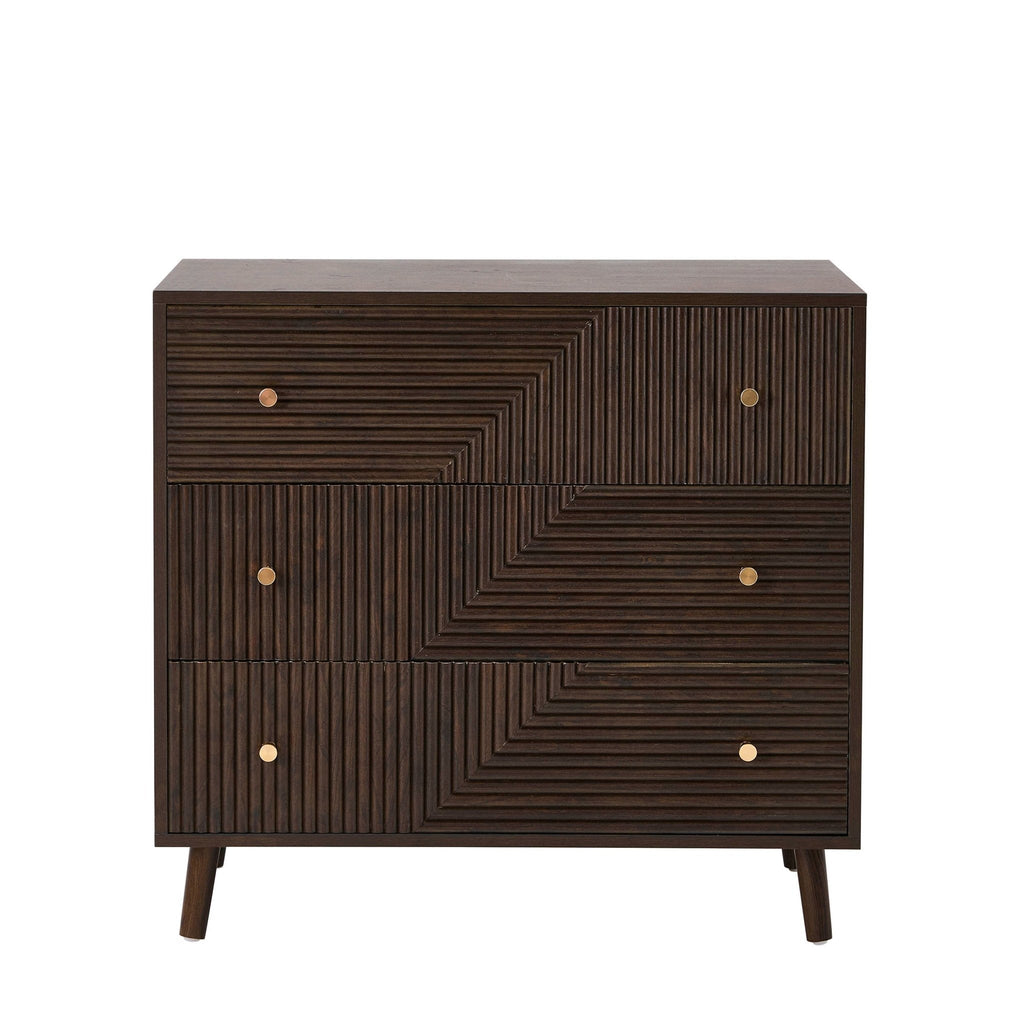 Commode 3 tiroirs – Noyer