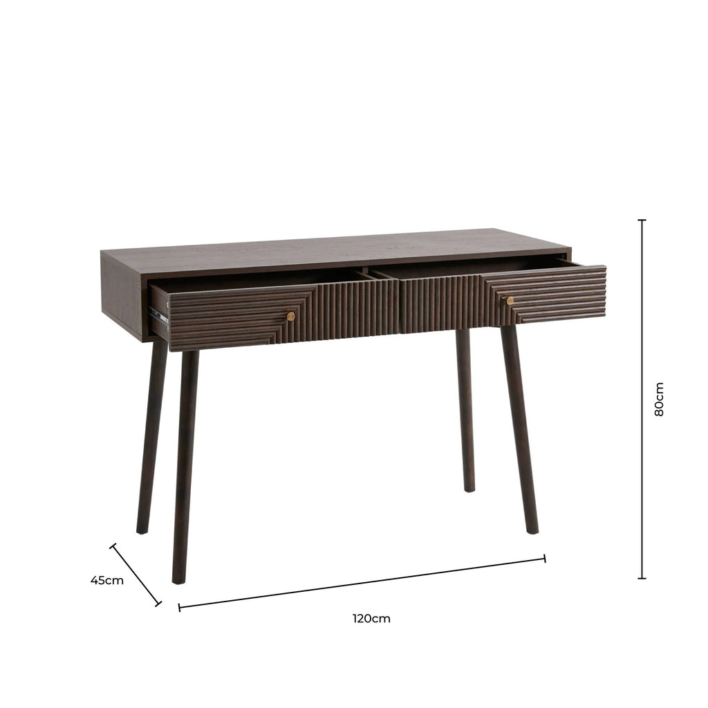 Console coiffeuse - Bois clair