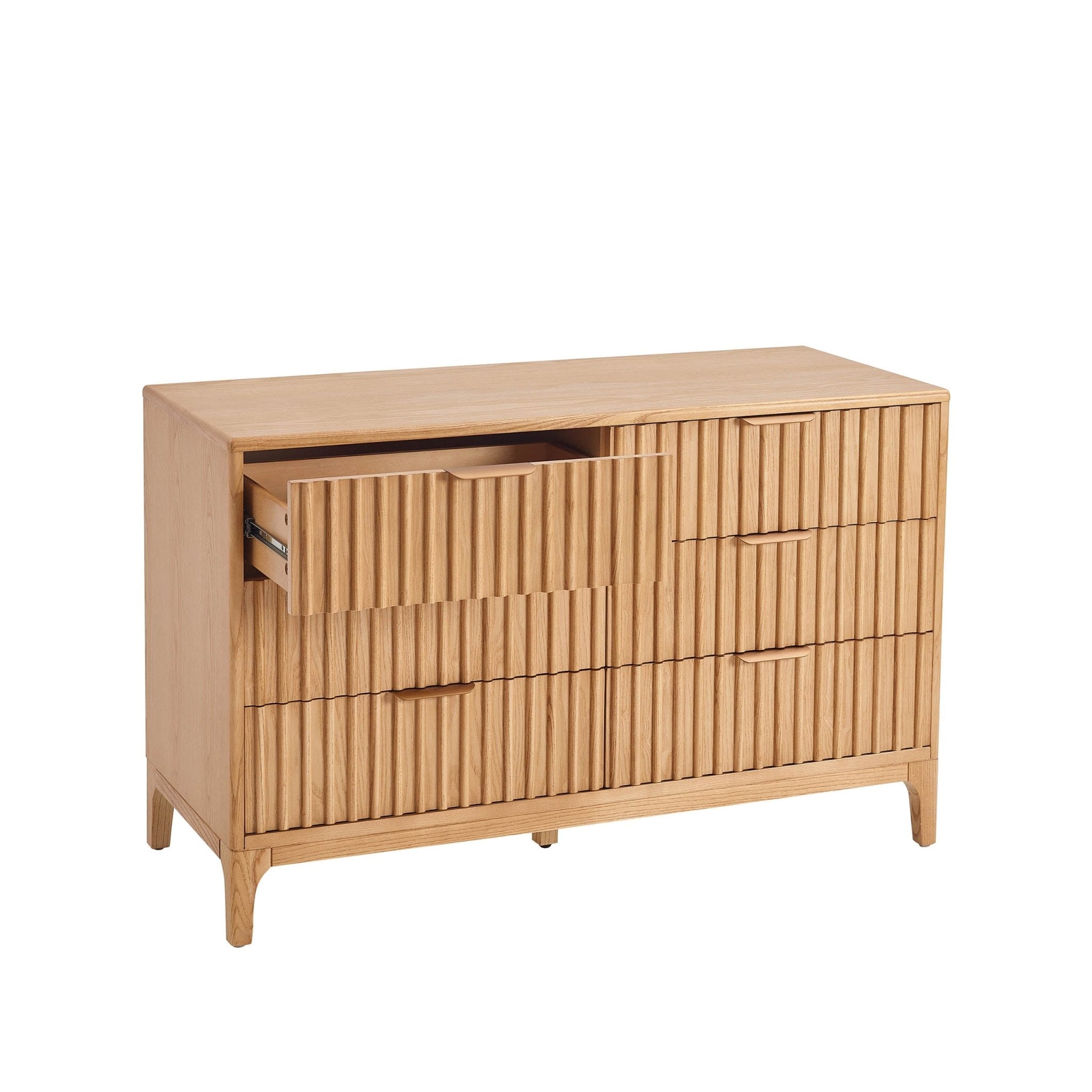 Commode 6 tiroirs - Bois clair
