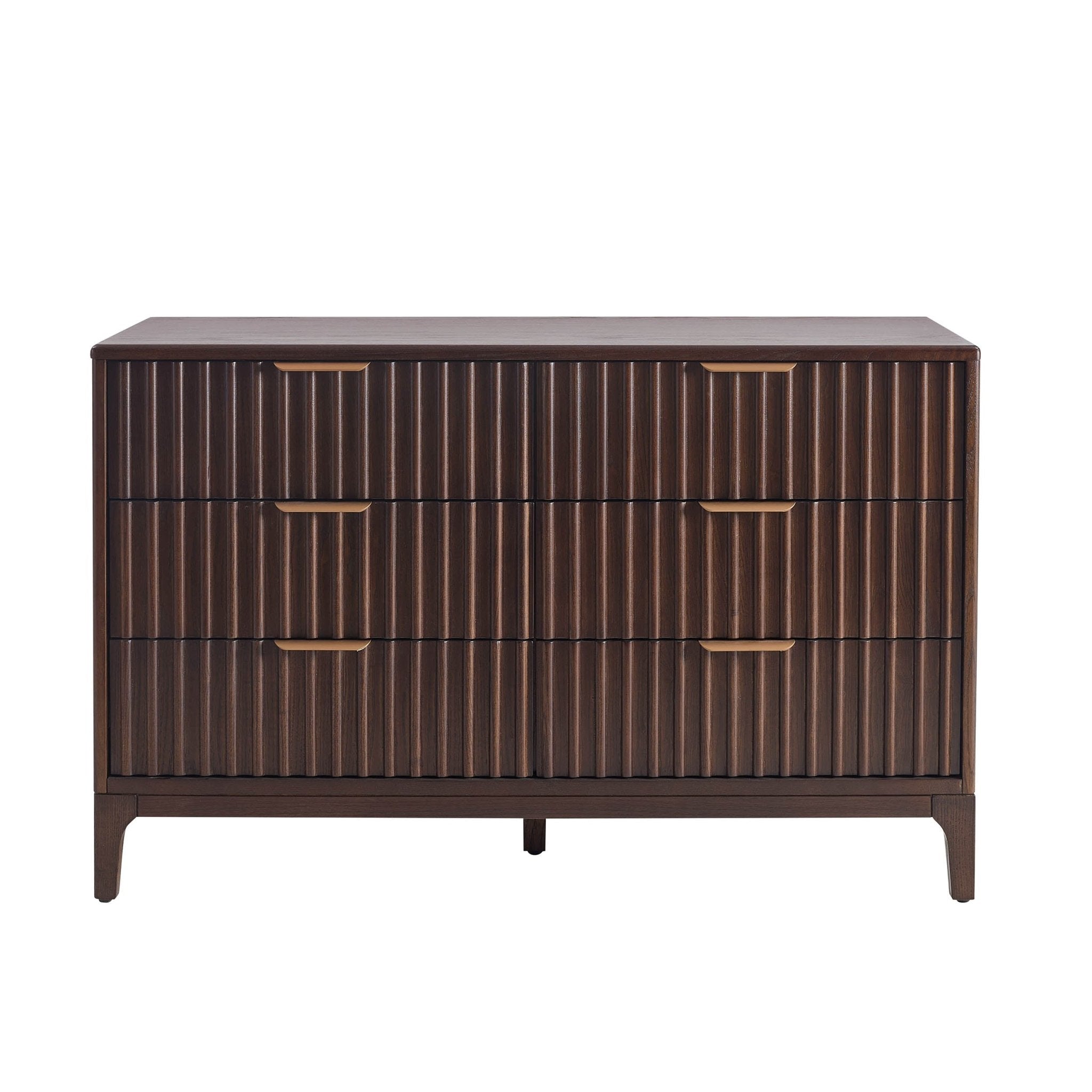 Commode à 6 tiroirs - Noyer