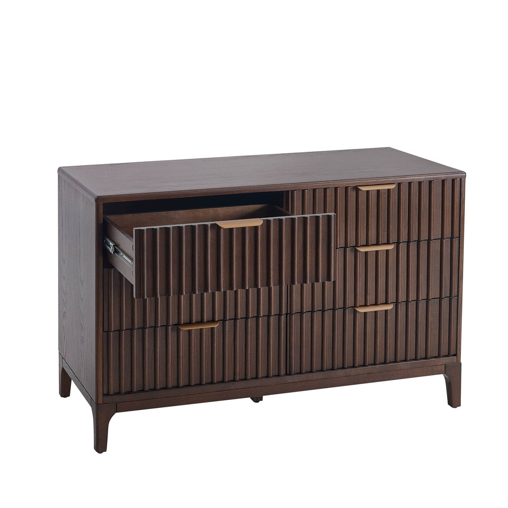 Commode à 6 tiroirs - Noyer