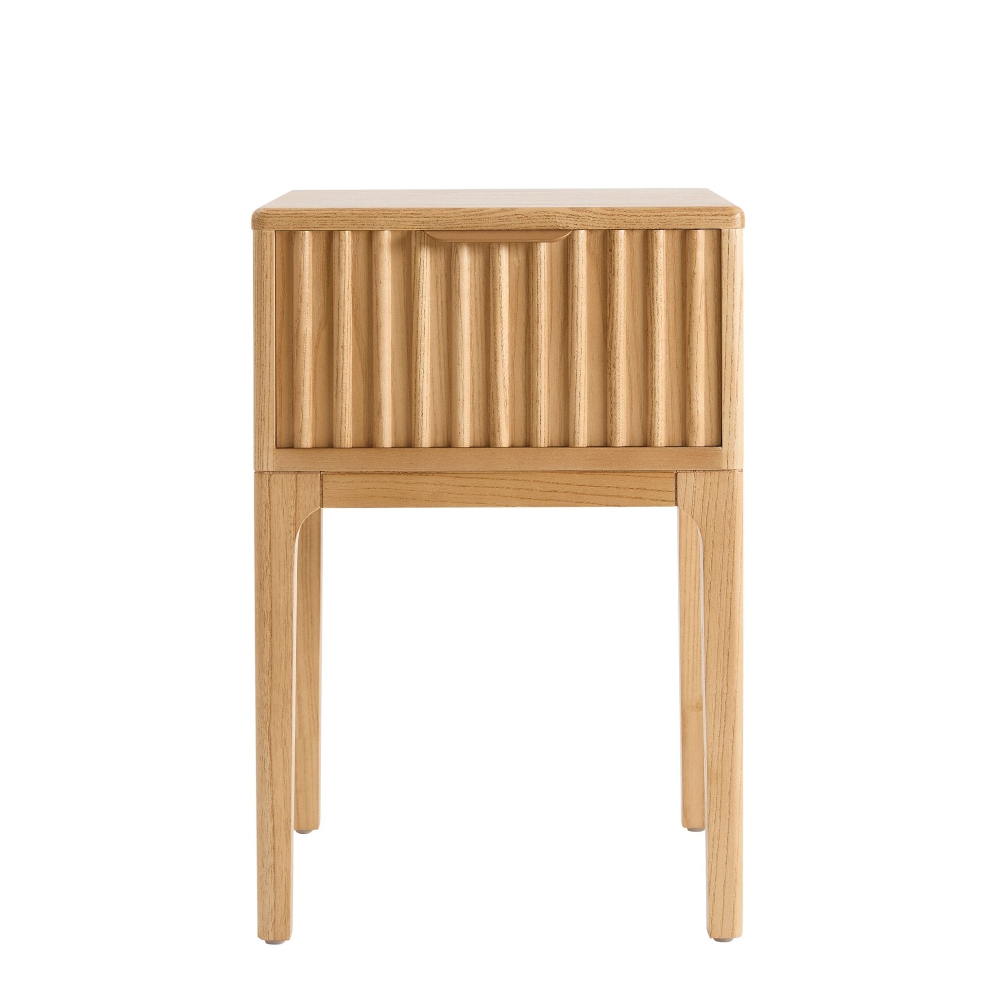Table de chevet à 1 tiroir - Bois clair