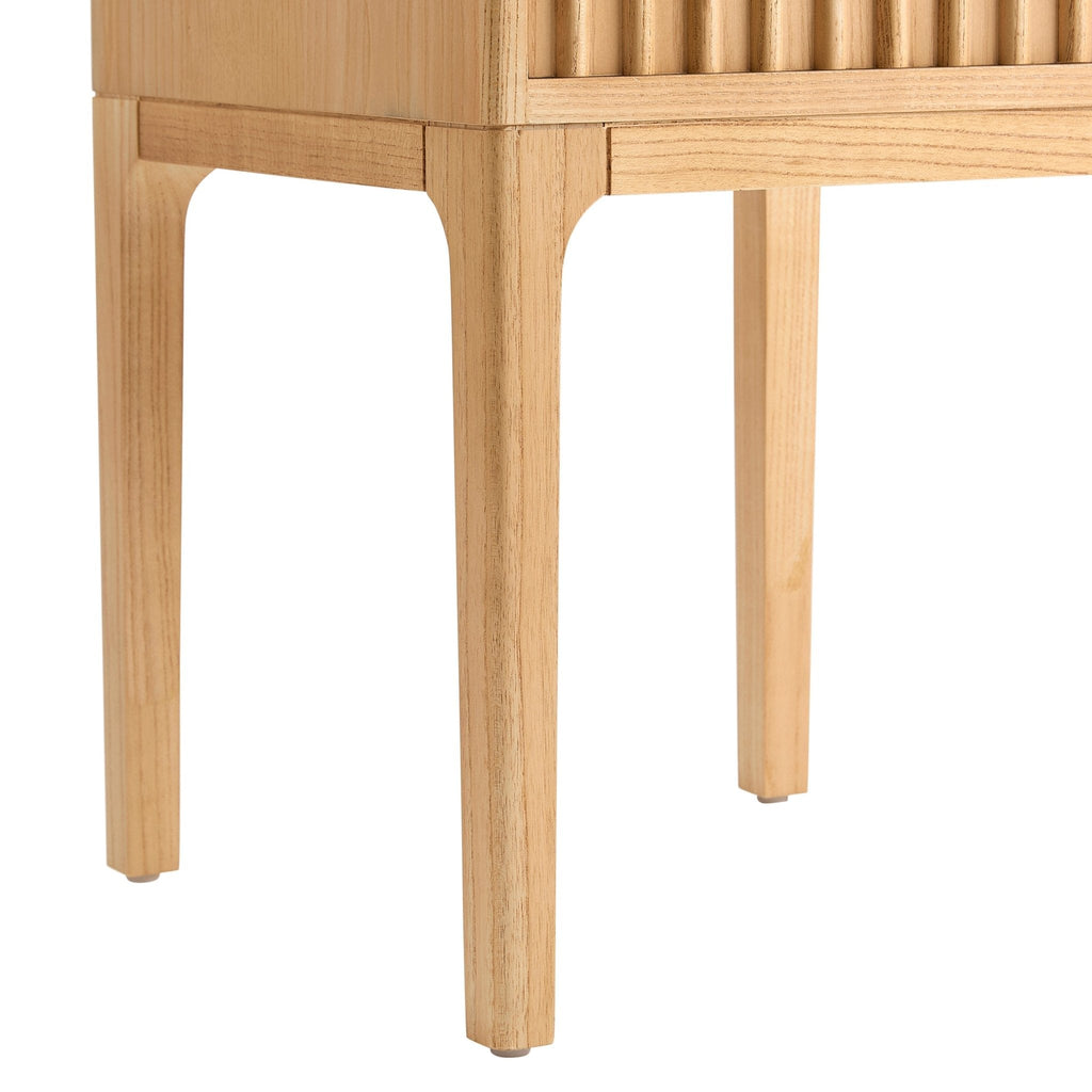 Table de chevet à 1 tiroir - Bois clair