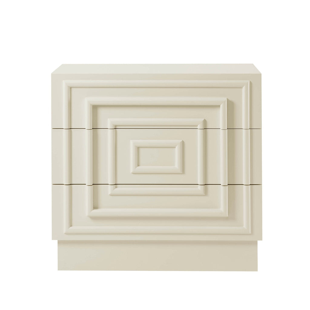 Commode à 3 tiroirs – Crème