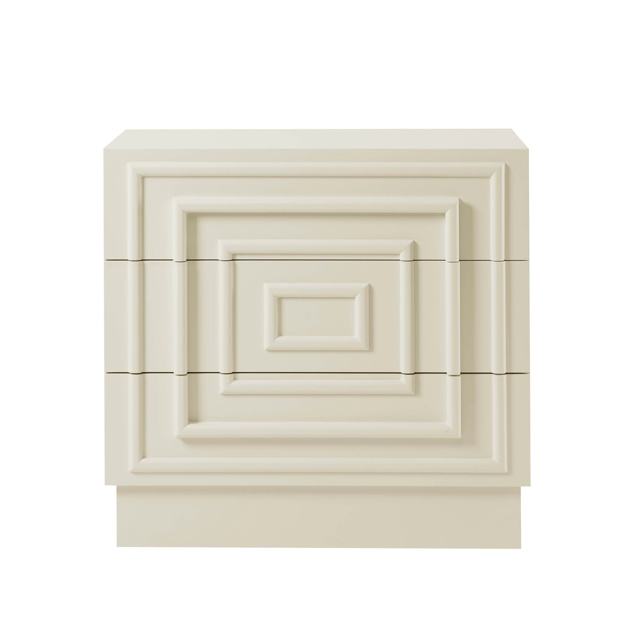 Commode à 3 tiroirs – Crème
