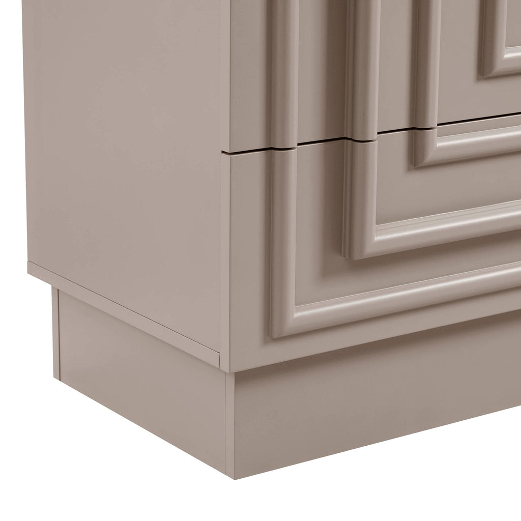 Commode 3 tiroirs - Taupe