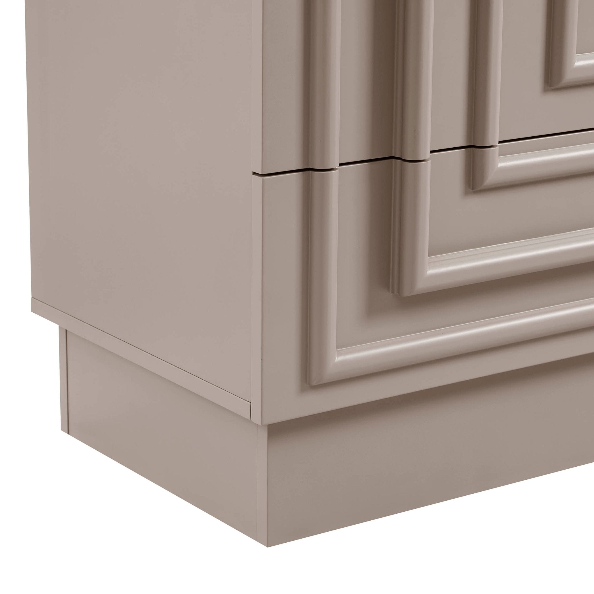 Commode 3 tiroirs - Taupe