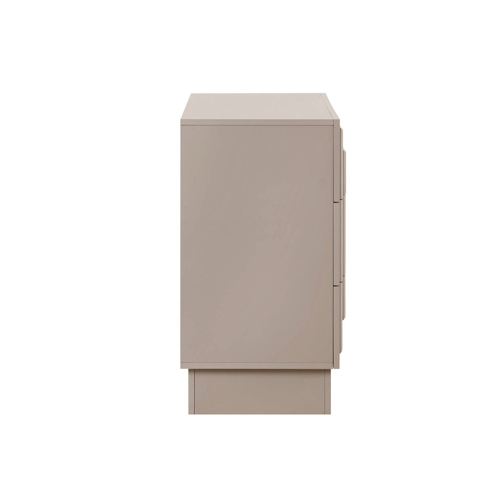 Commode 3 tiroirs - Taupe