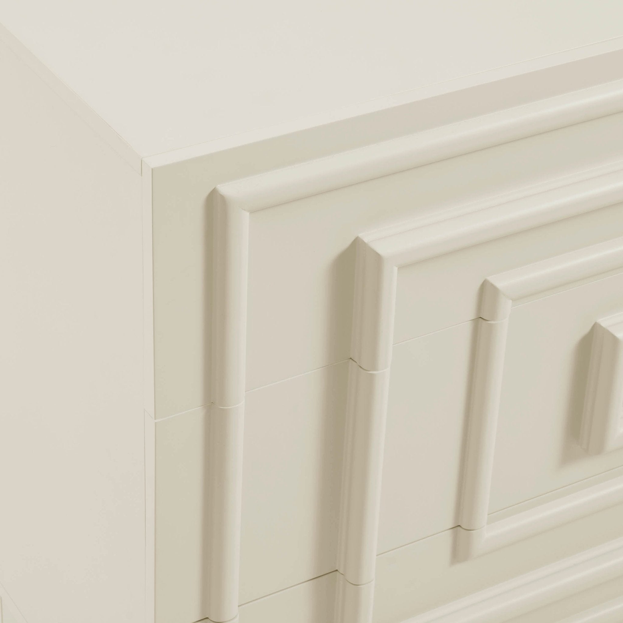 Commode 6 tiroirs - Crème
