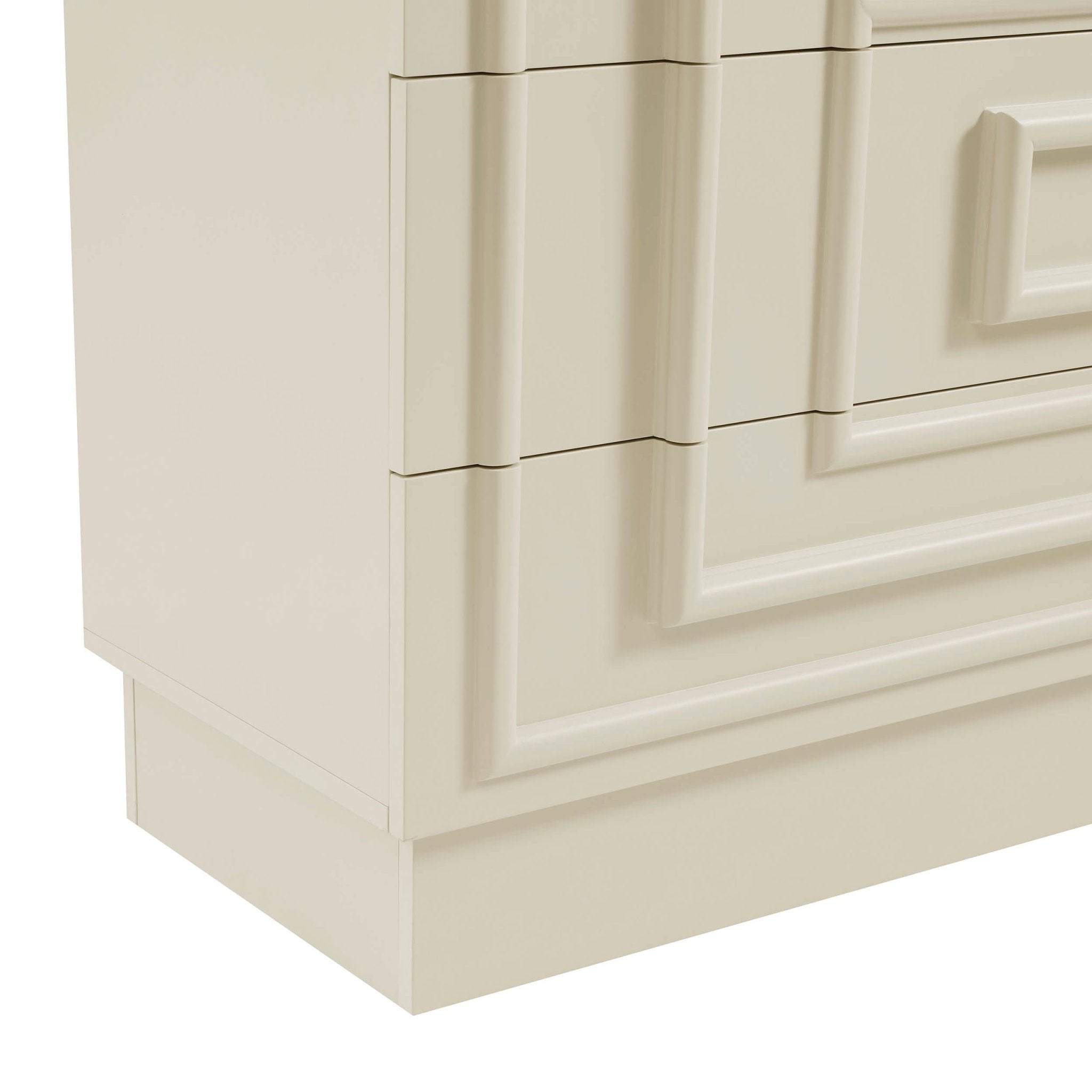 Commode 6 tiroirs - Crème