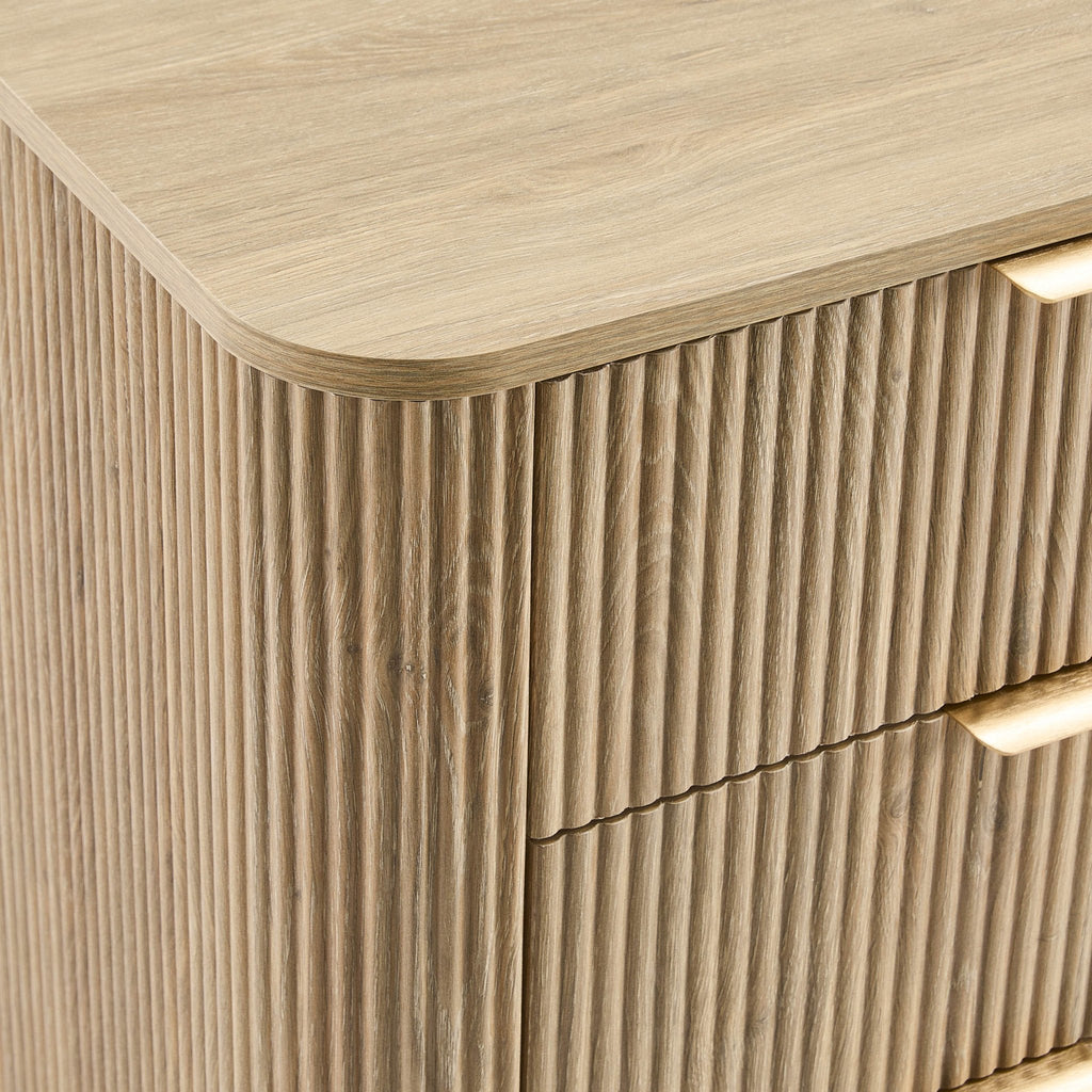 Commode grande 3 tiroirs - Bois clair
