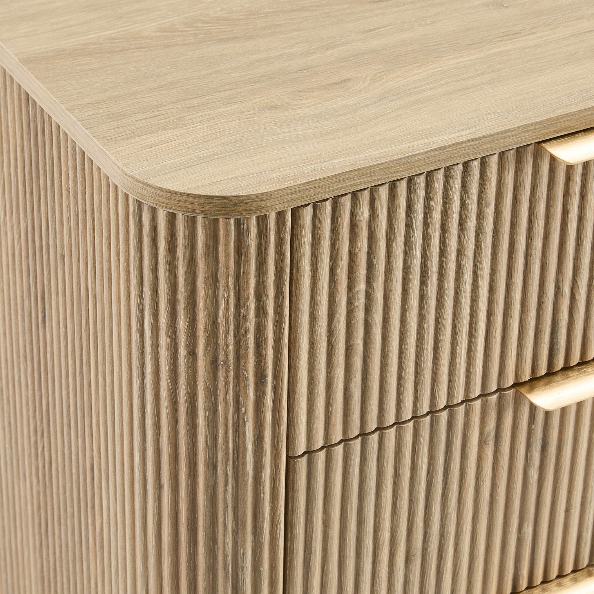 Commode grande 3 tiroirs - Bois clair