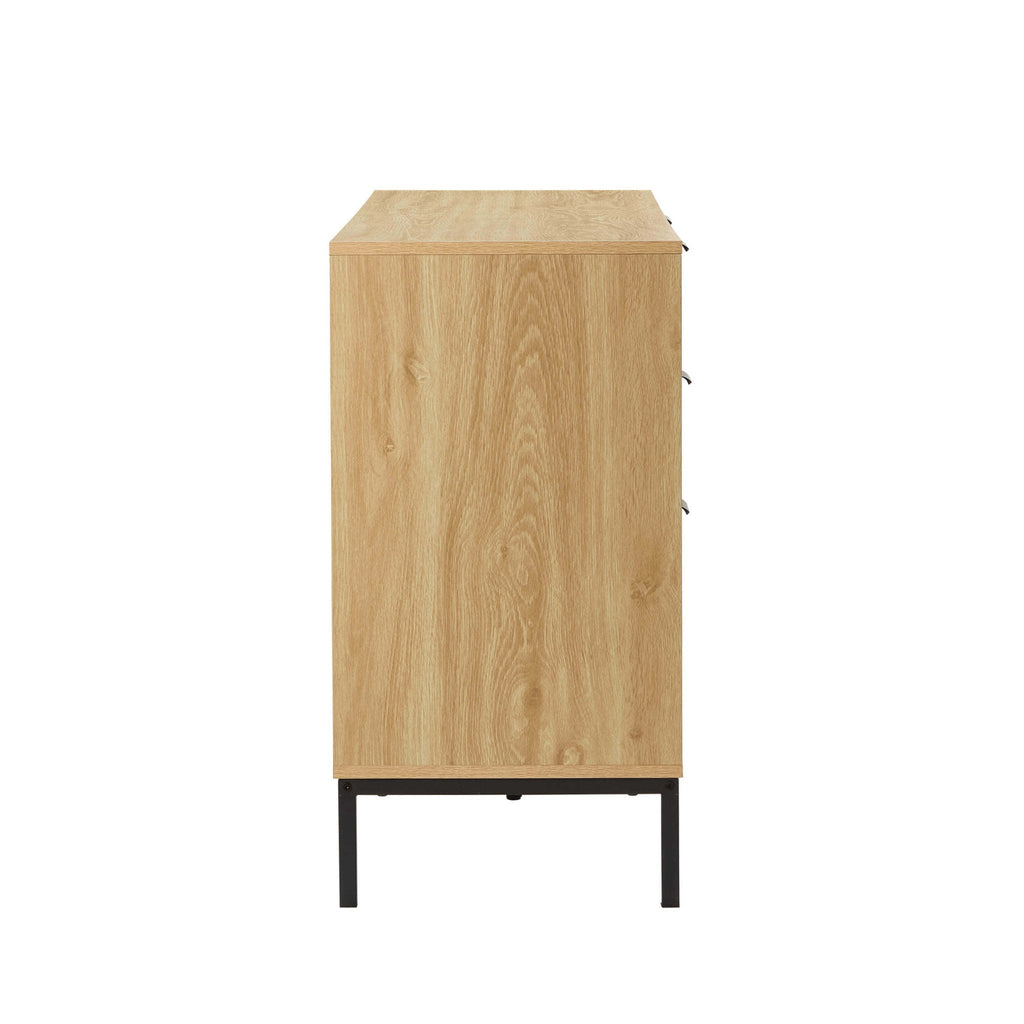 Commode à 6 tiroirs - Bois clair