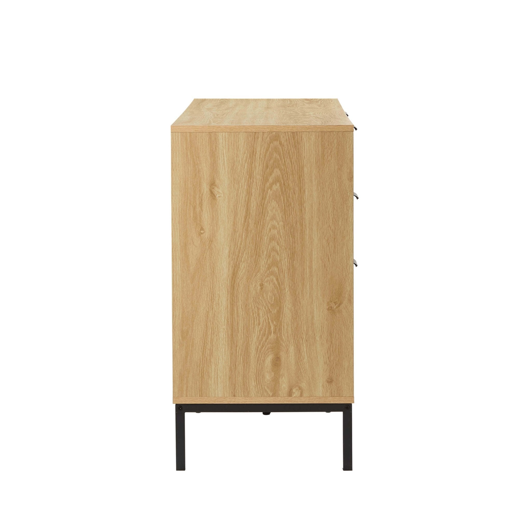 Commode à 6 tiroirs - Bois clair