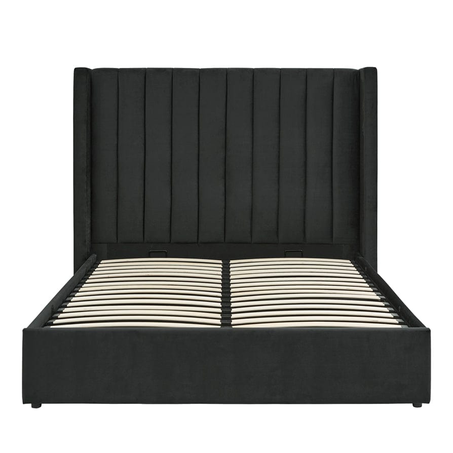 Lit coffre - Noir graphite