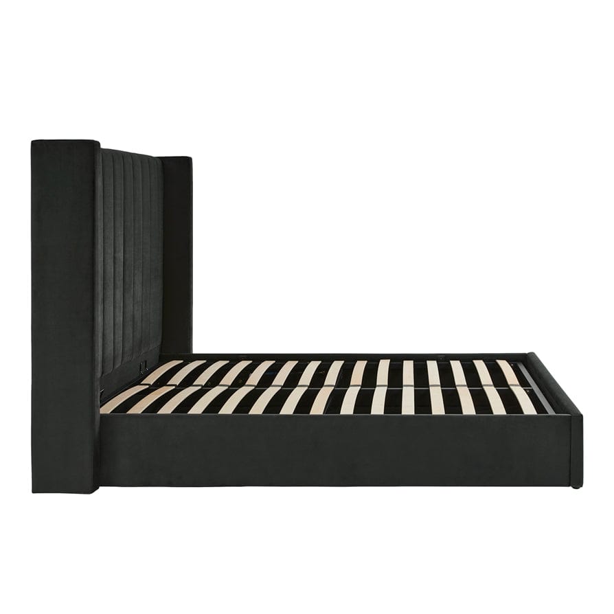 Lit coffre - Noir graphite