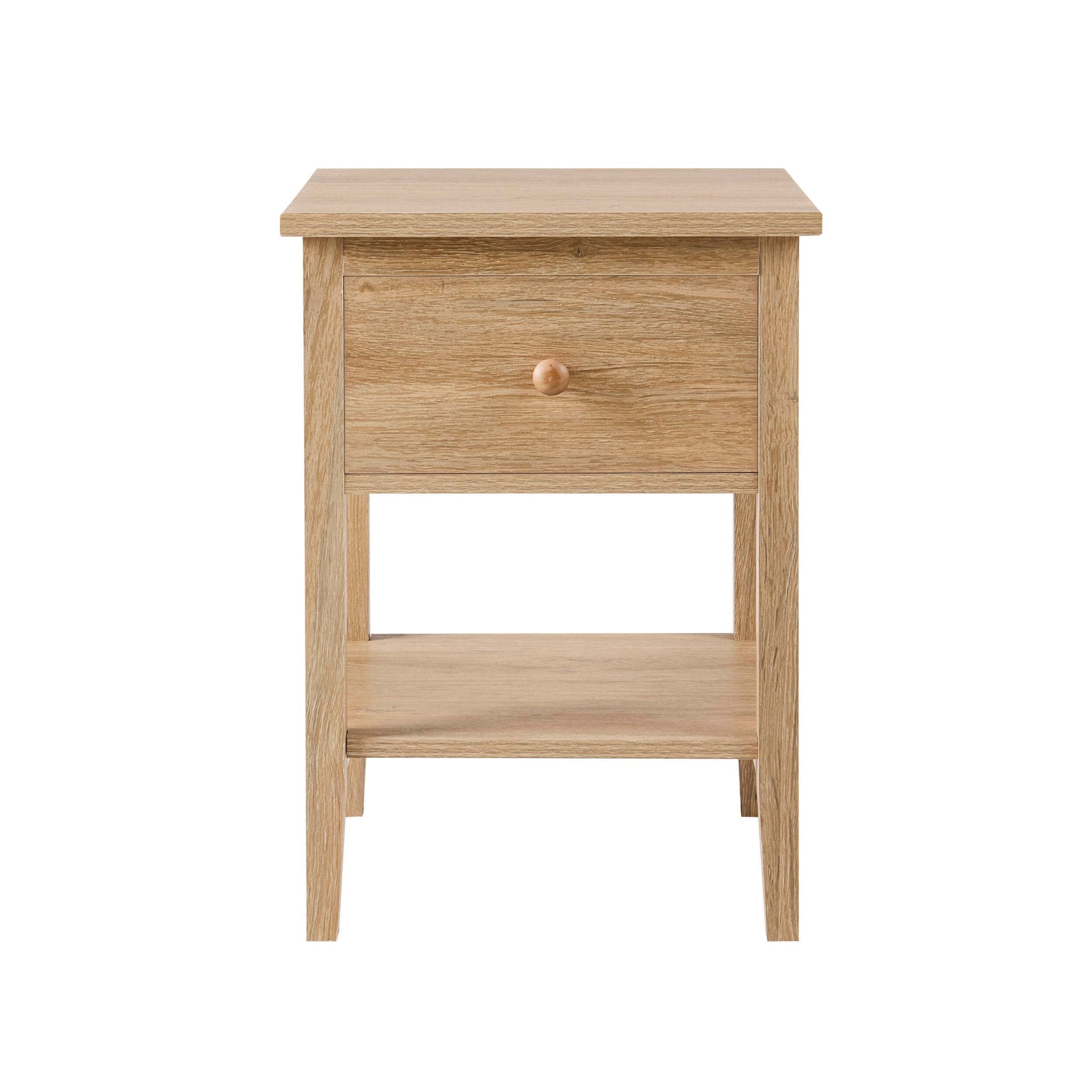 Table de chevet 1 tiroir - Bois clair