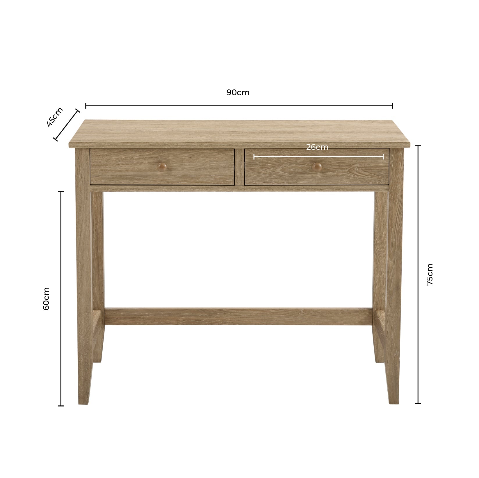 Console coiffeuse – Anthracite
