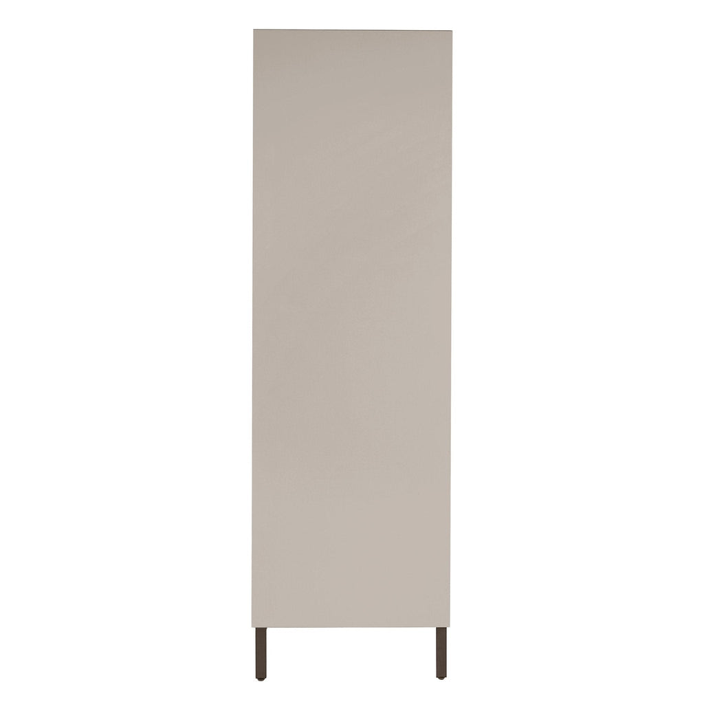 Armoire 2 Portes avec Tiroir - Taupe