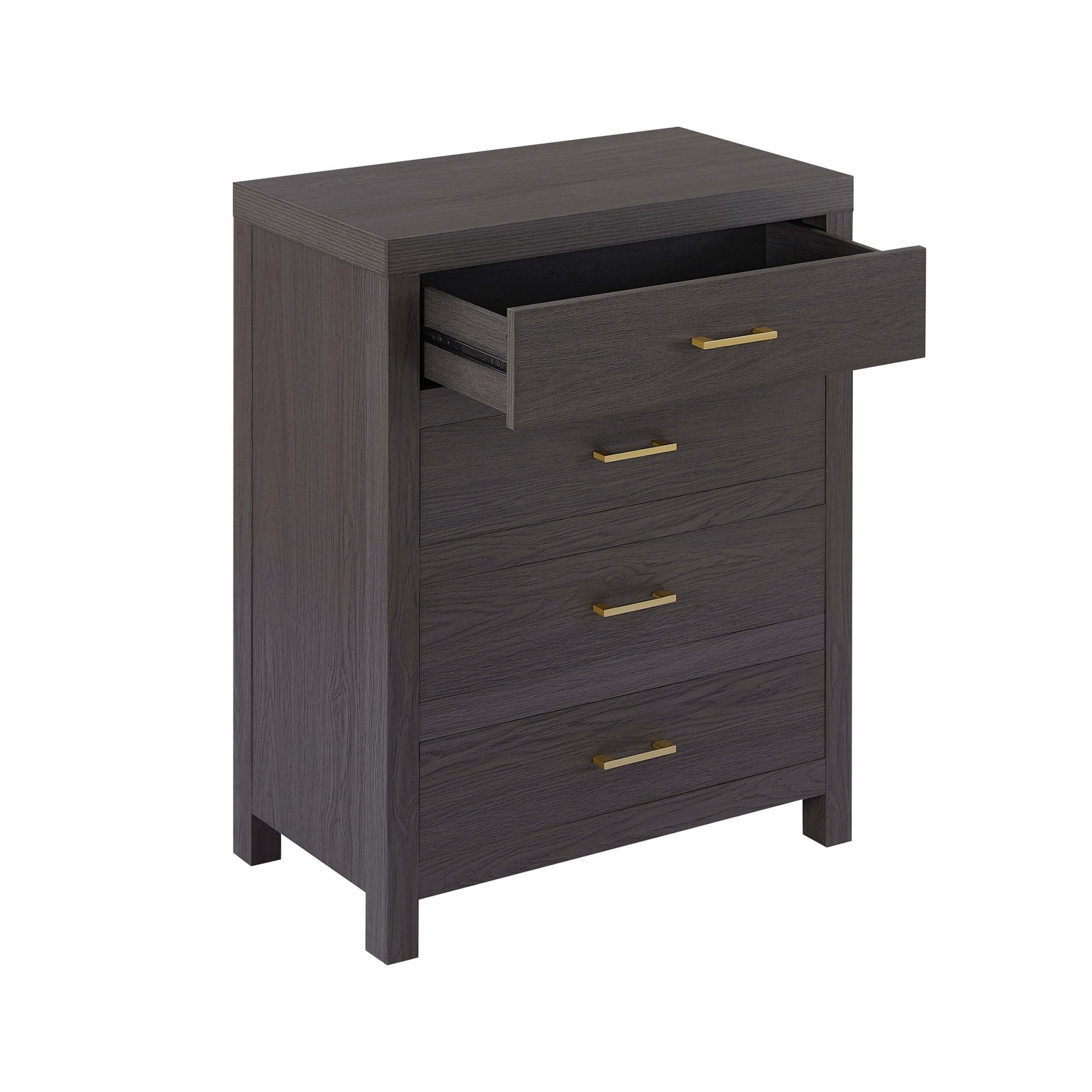 Commode 4 tiroirs - Bois foncé