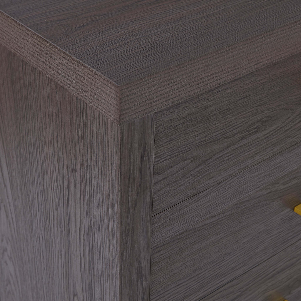 Commode 4 tiroirs - Bois foncé