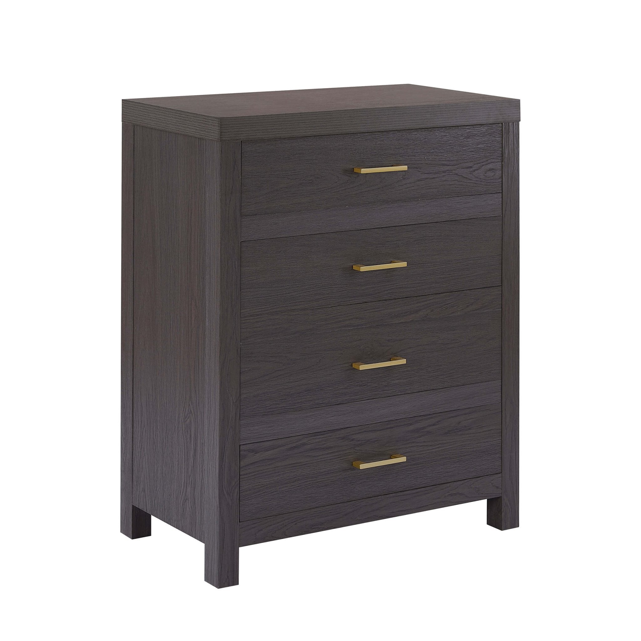 Commode 4 tiroirs - Bois foncé