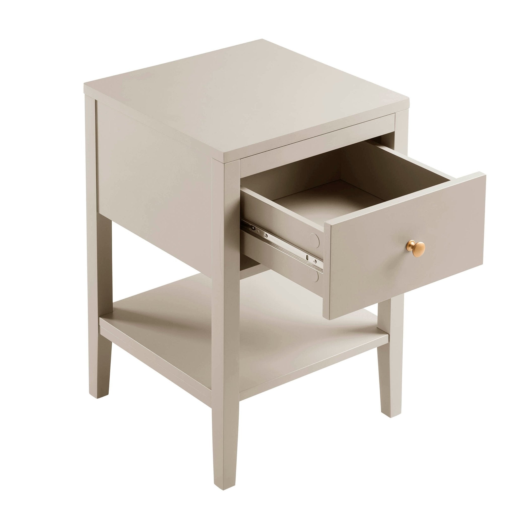 Table de chevet 1 tiroir - Taupe