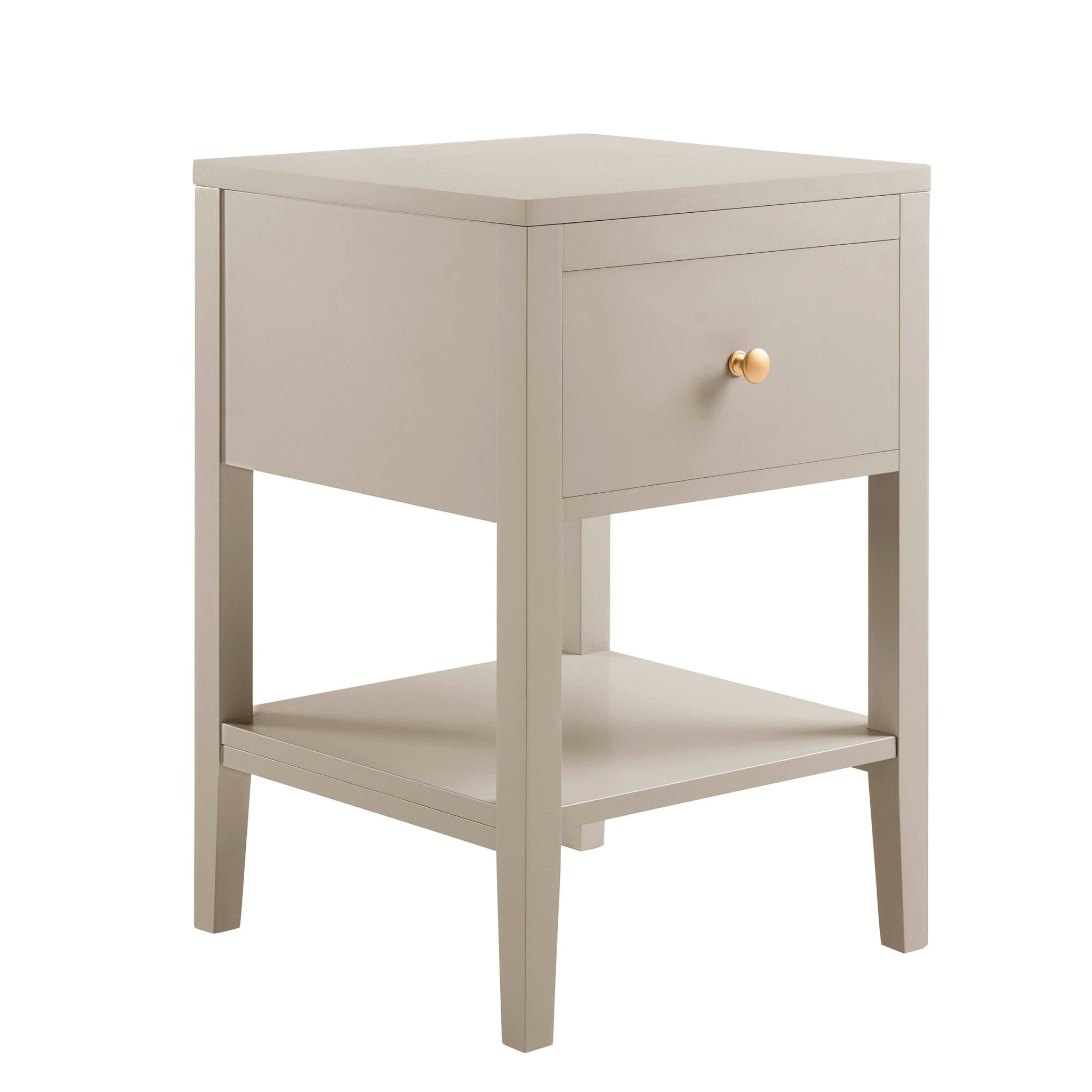 Table de chevet 1 tiroir - Taupe
