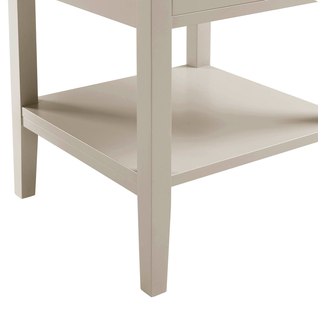 Table de chevet 1 tiroir - Taupe