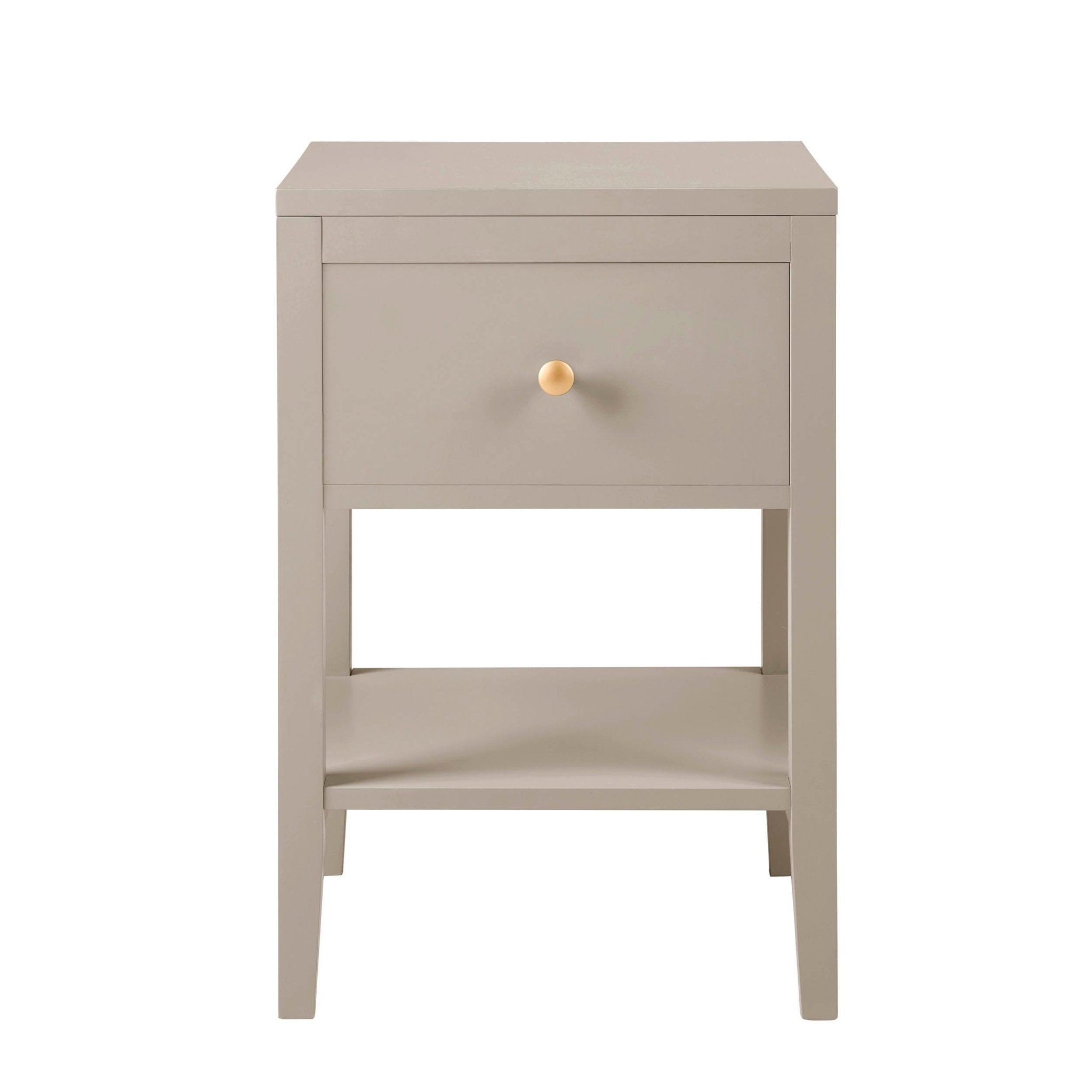 Table de chevet 1 tiroir - Taupe