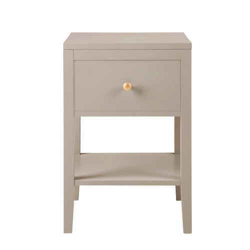 Table de chevet 1 tiroir - Taupe