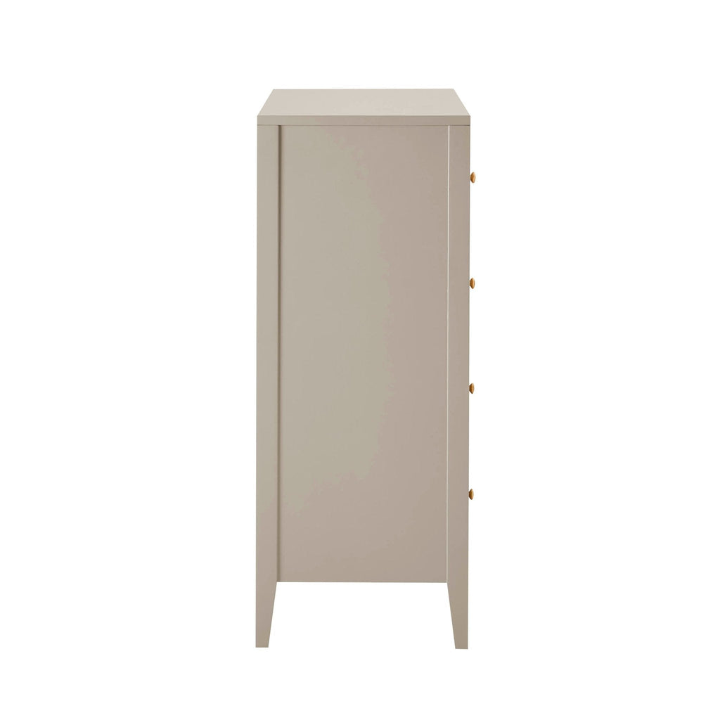 Commode 5 tiroirs - Taupe