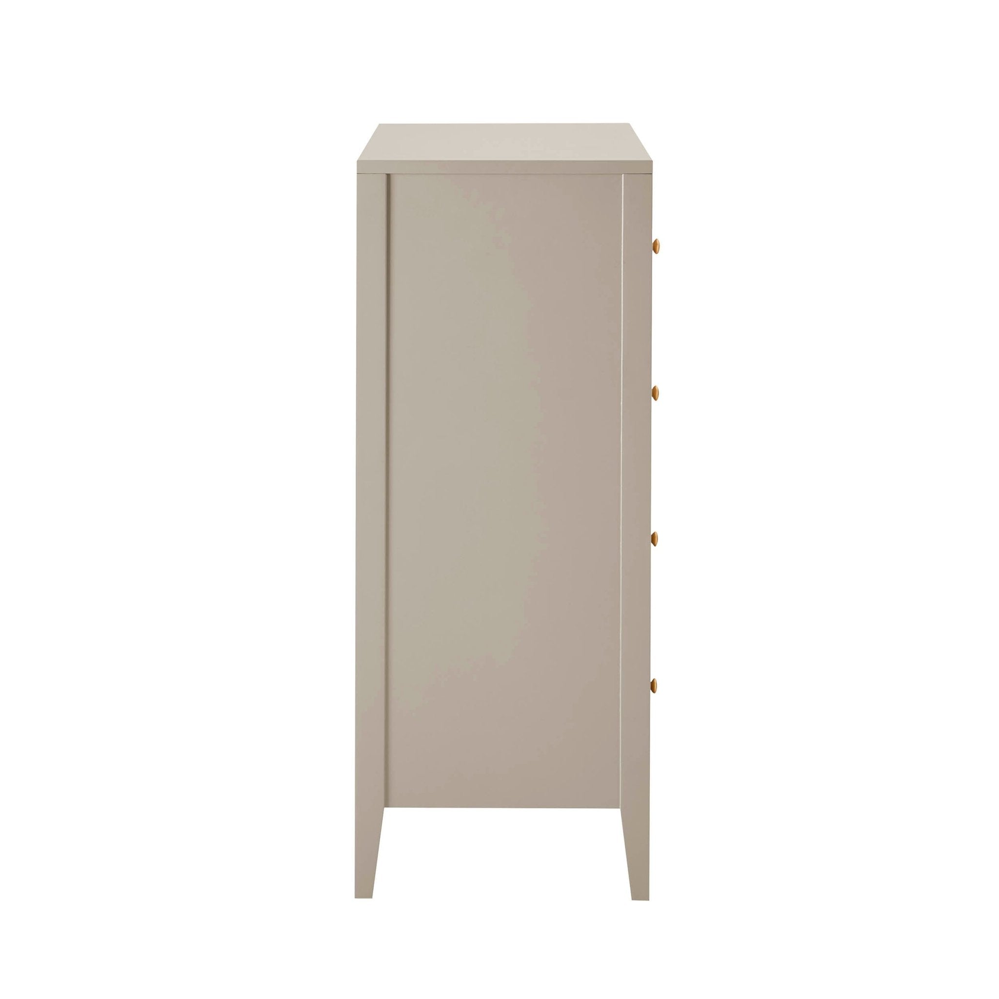 Commode 5 tiroirs - Taupe
