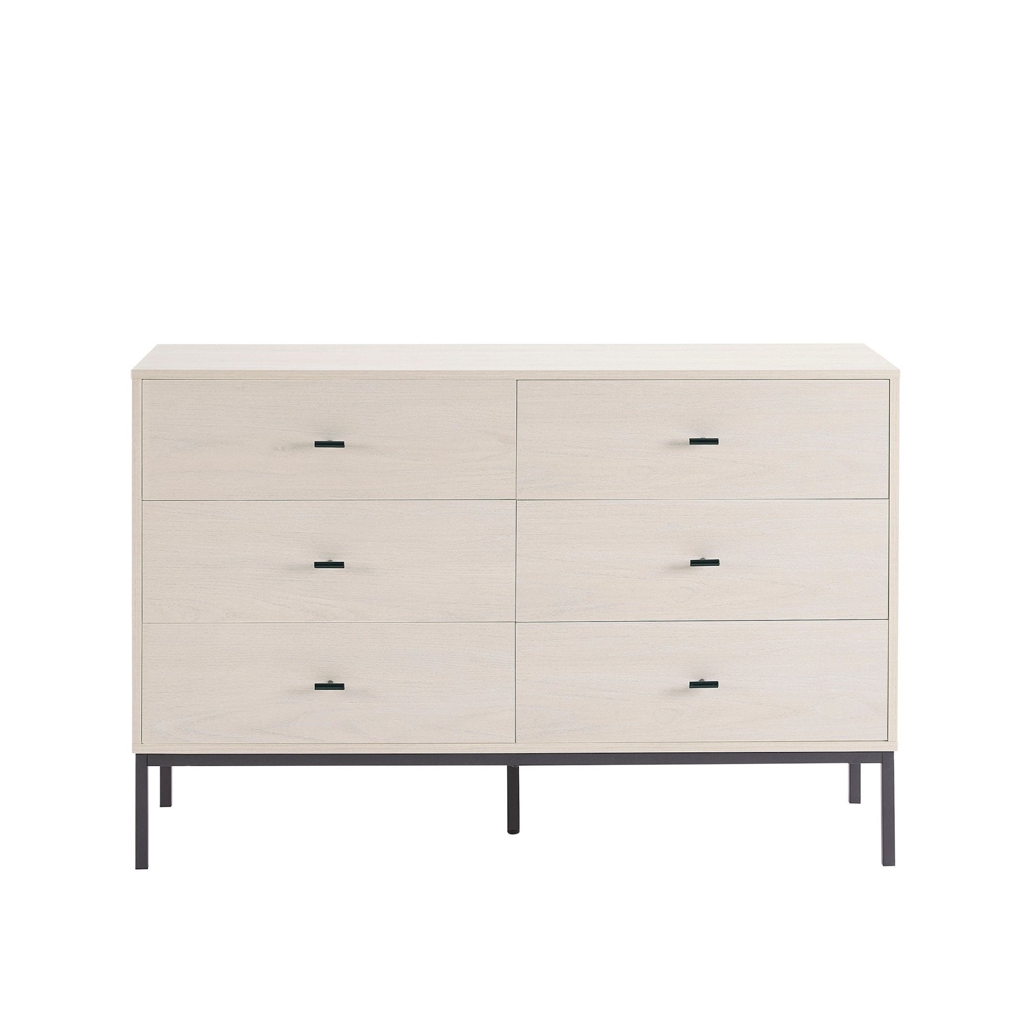 Commode 6 tiroirs - Bois clair