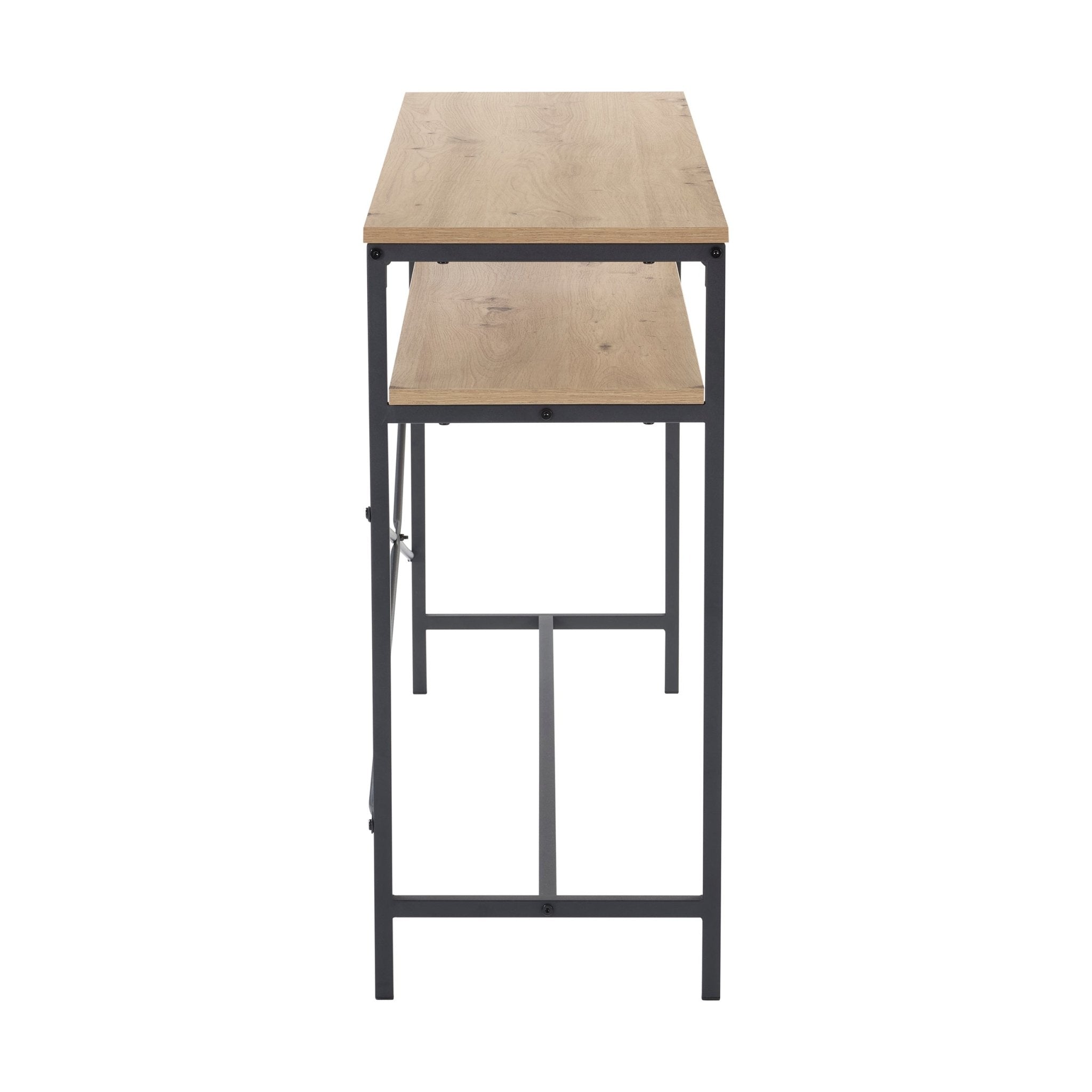 Coiffeuse console - Effet chêne