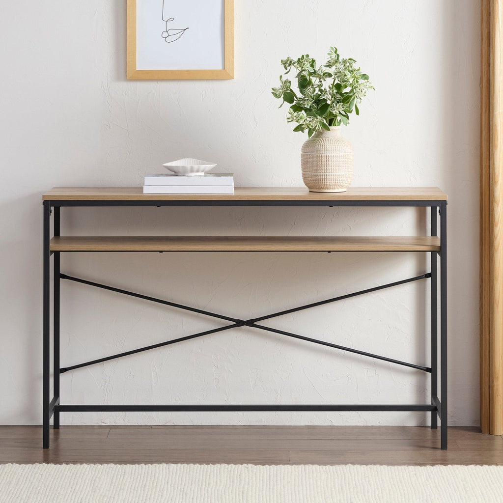 Coiffeuse console - Effet chêne