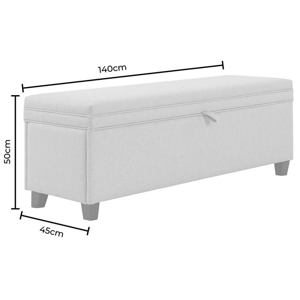Pouf de rangement – Rouille