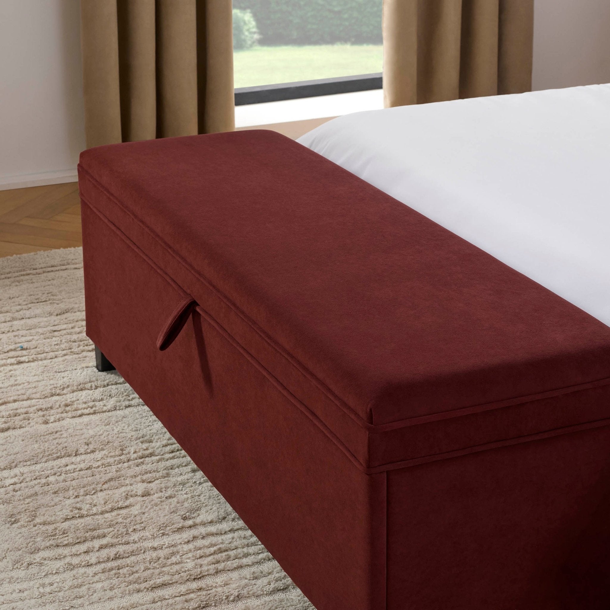 Pouf de rangement – Rouille