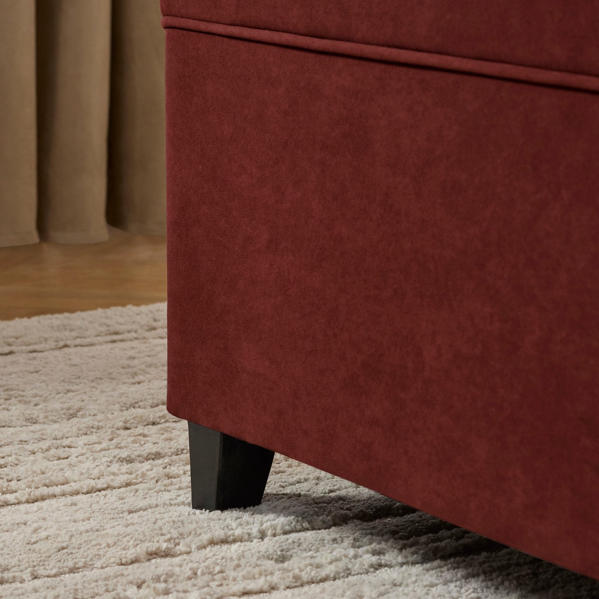 Pouf de rangement – Rouille
