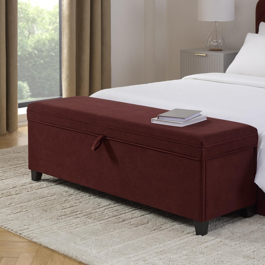 Pouf de rangement – Rouille
